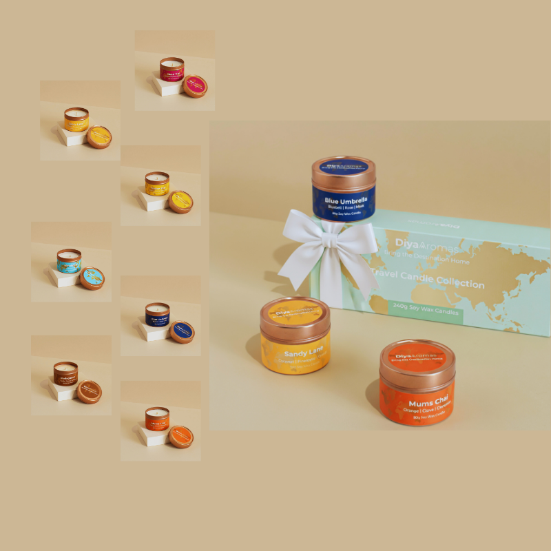 Complimentary Ribbons at Diya Aromas
