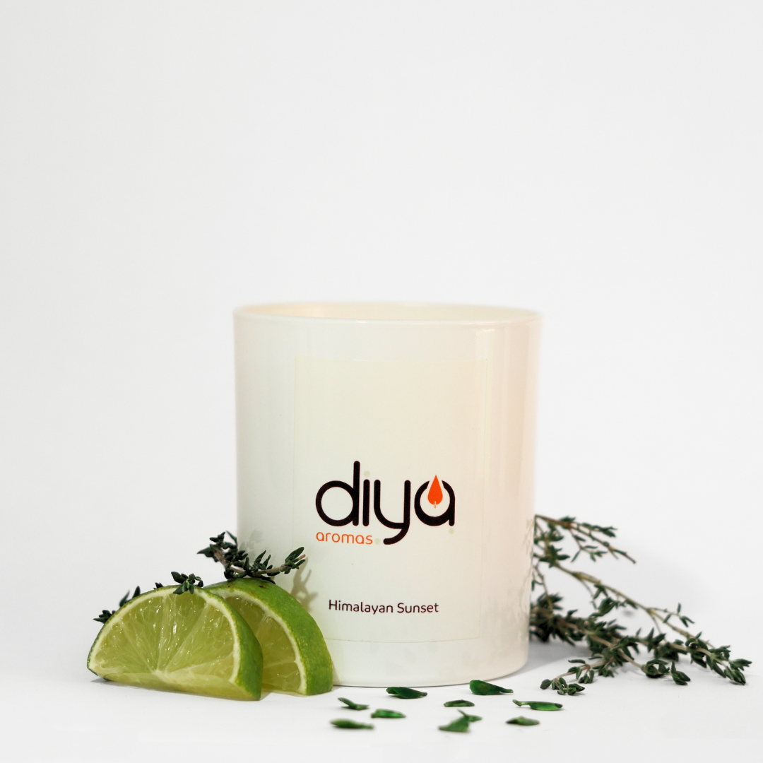 Himalayan Sunset Scented Candle - Diya Aromas